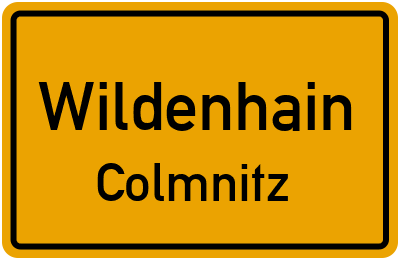Straßenverzeichnis Wildenhain Colmnitz