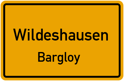 Straßenverzeichnis Wildeshausen Bargloy