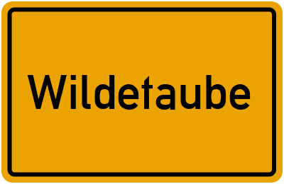 Wildetaube in Thüringen