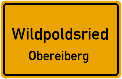 Ortsschild Wildpoldsried Obereiberg