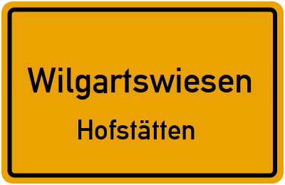 Straßenverzeichnis Wilgartswiesen Hofstätten
