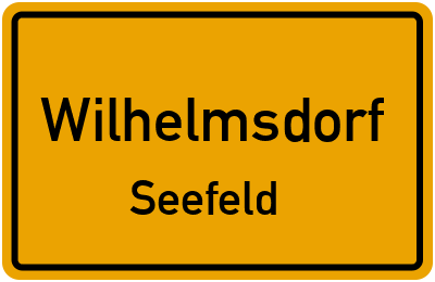 Straßenverzeichnis Wilhelmsdorf Seefeld