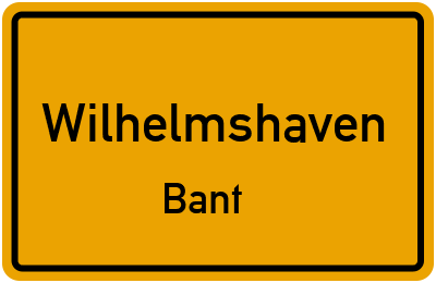 Straßenverzeichnis Wilhelmshaven Bant