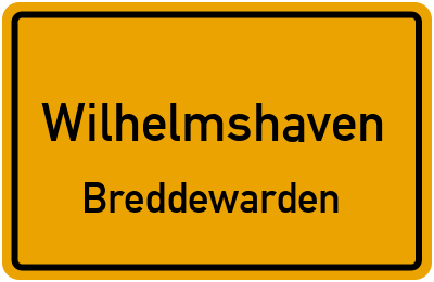 Straßenverzeichnis Wilhelmshaven Breddewarden