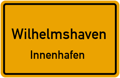 Straßenverzeichnis Wilhelmshaven Innenhafen
