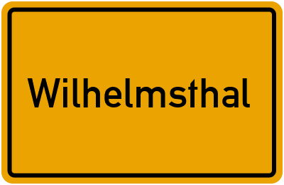 Wo liegt Wilhelmsthal?