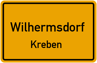 Ortsschild Wilhermsdorf Kreben