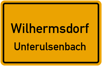 Straßenverzeichnis Wilhermsdorf Unterulsenbach