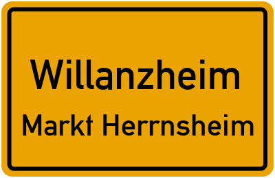 Straßenverzeichnis Willanzheim Markt Herrnsheim