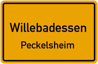 Straßenverzeichnis Willebadessen Peckelsheim