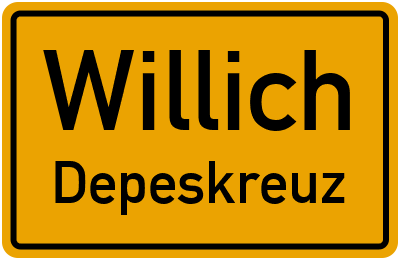 Straßenverzeichnis Willich Depeskreuz