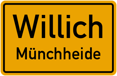 Straßenverzeichnis Willich Münchheide