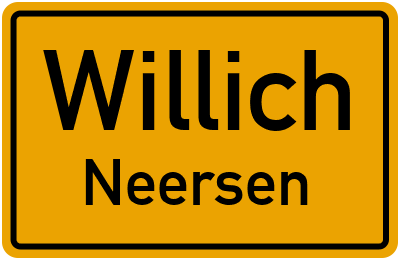 Straßenverzeichnis Willich Neersen