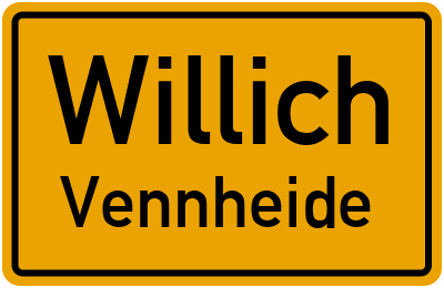 Straßenverzeichnis Willich Vennheide