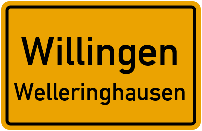 Straßenverzeichnis Willingen Welleringhausen