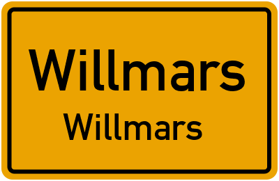 Straßenverzeichnis Willmars Willmars