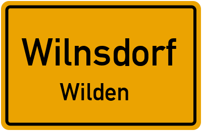Ortsschild Wilnsdorf Wilden
