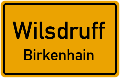Straßenverzeichnis Wilsdruff Birkenhain
