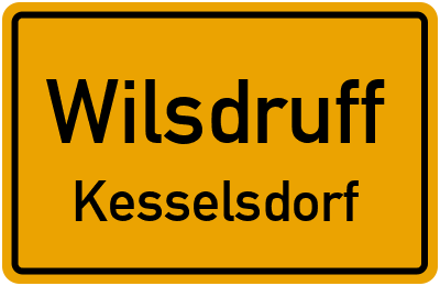 Straßenverzeichnis Wilsdruff Kesselsdorf