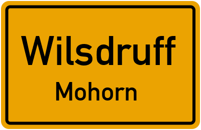 Straßenverzeichnis Wilsdruff Mohorn
