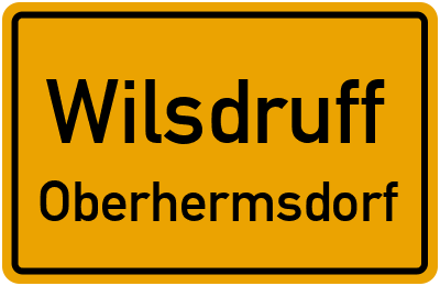 Straßenverzeichnis Wilsdruff Oberhermsdorf