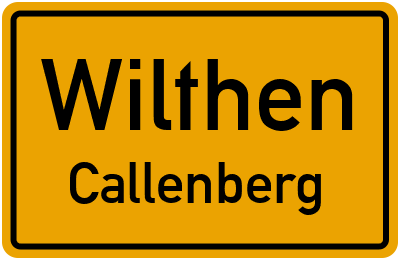 Straßenverzeichnis Wilthen Callenberg