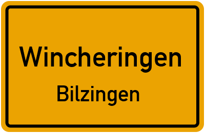 Ortsschild Wincheringen Bilzingen