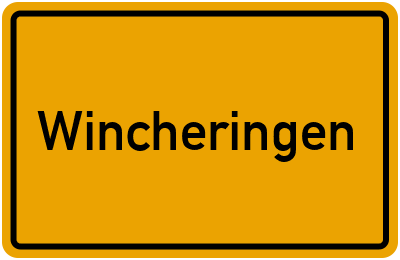 Ortsschild von Gemeinde Wincheringen in Rheinland-Pfalz
