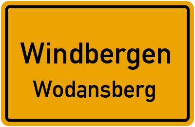 Straßenverzeichnis Windbergen Wodansberg