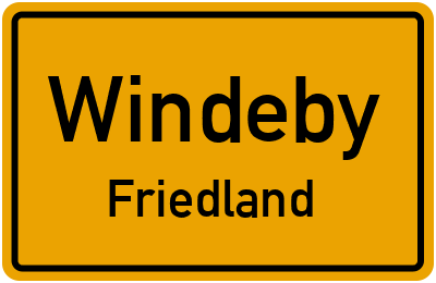 Straßenverzeichnis Windeby Friedland