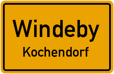 Straßenverzeichnis Windeby Kochendorf