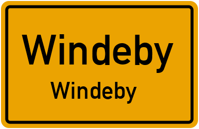 Straßenverzeichnis Windeby Windeby