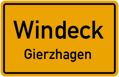 Straßenverzeichnis Windeck Gierzhagen