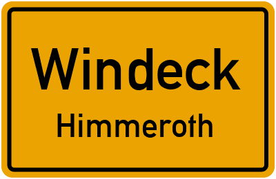Ortsschild Windeck Himmeroth