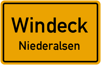 Straßenverzeichnis Windeck Niederalsen