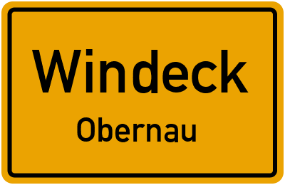 Straßenverzeichnis Windeck Obernau