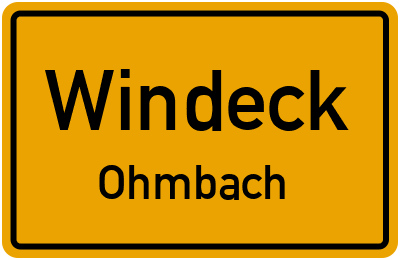 Straßenverzeichnis Windeck Ohmbach