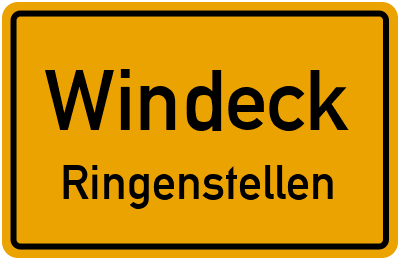 Ortsschild Windeck Ringenstellen