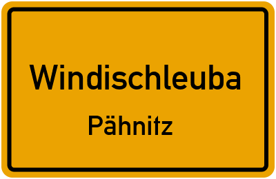 Straßenverzeichnis Windischleuba Pähnitz