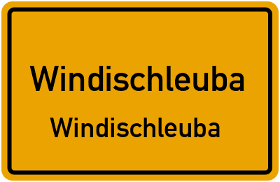 Straßenverzeichnis Windischleuba Windischleuba
