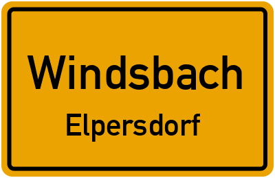 Straßenverzeichnis Windsbach Elpersdorf