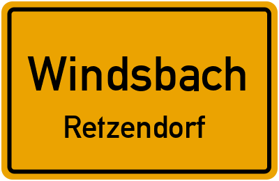 Straßenverzeichnis Windsbach Retzendorf