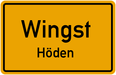 Straßenverzeichnis Wingst Höden