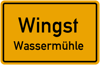 Straßenverzeichnis Wingst Wassermühle