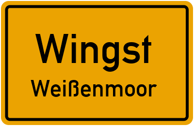 Straßenverzeichnis Wingst Weißenmoor