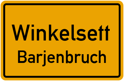 Straßenverzeichnis Winkelsett Barjenbruch