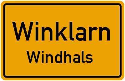 Ortsschild Winklarn Windhals