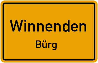 Straßenverzeichnis Winnenden Bürg