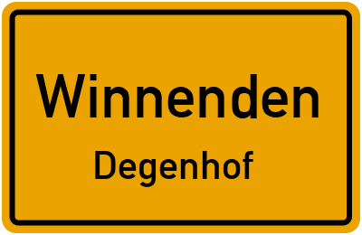 Straßenverzeichnis Winnenden Degenhof