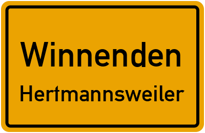 Straßenverzeichnis Winnenden Hertmannsweiler